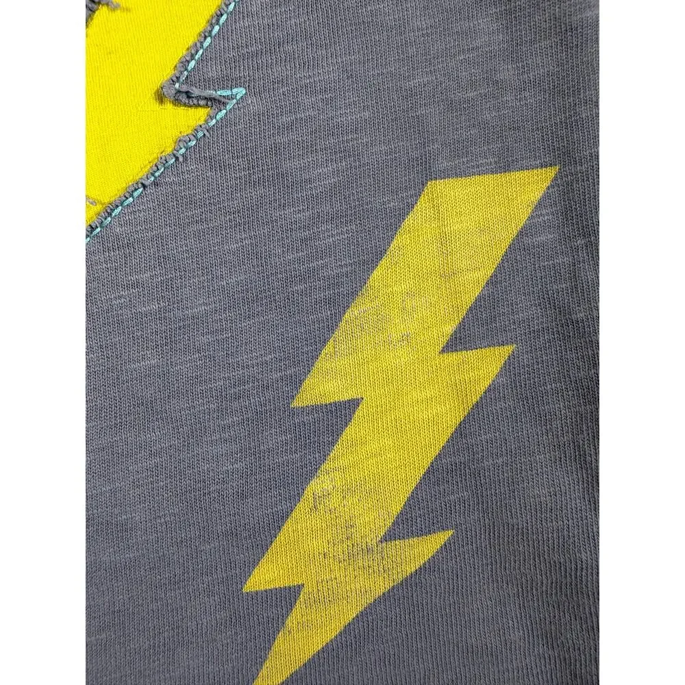 Mini Boden Lightning Bolt Graphic Pocket T-Shirt Size 6-7 year
